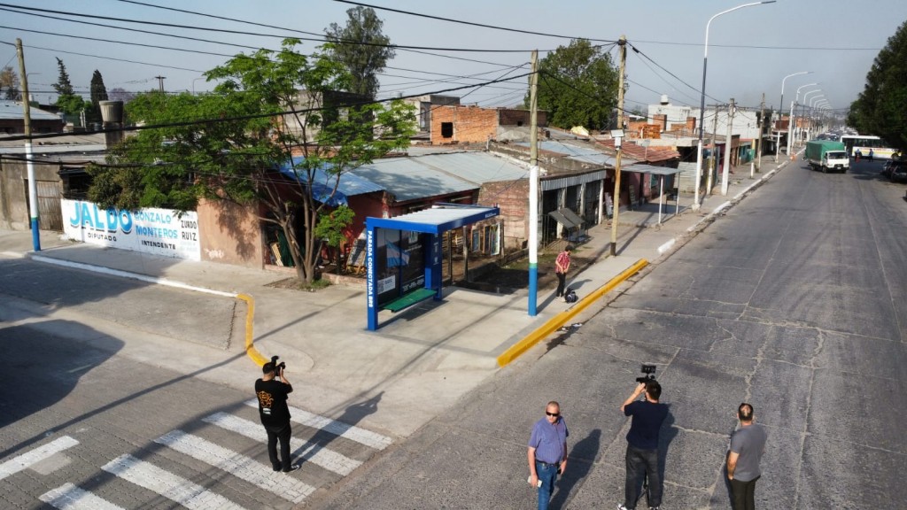 Jaldo supervisa obras de pavimentación y urbanización en Banda del Río Salí