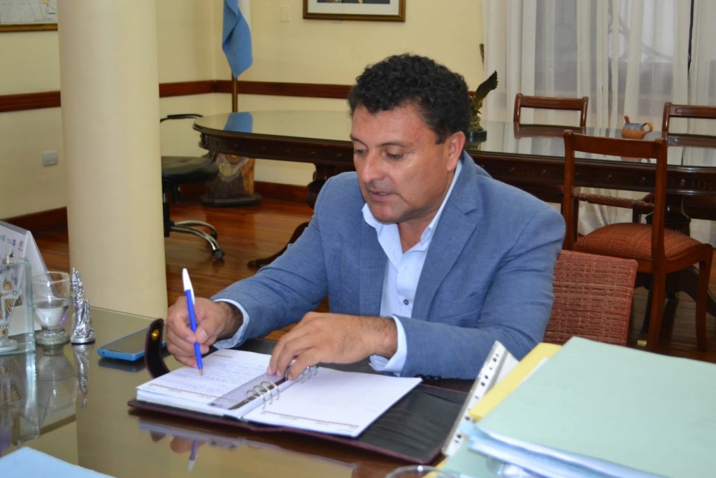 El delegado comunal de Garmendia mostró 