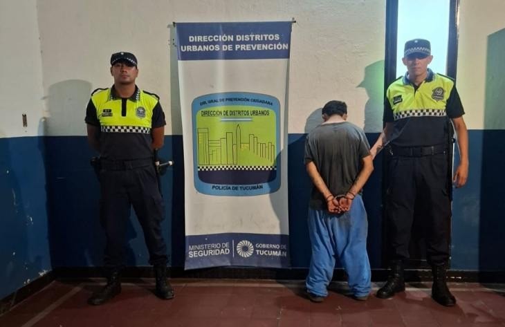 Detienen a un arrebatador en el microcentro tucumano tras una rápida intervención policial