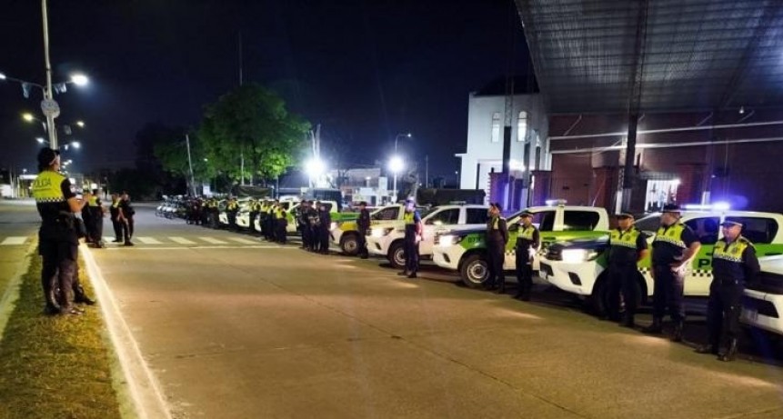 Controles y prevención: la policía desplegó un operativo de seguridad en Banda del Río Salí