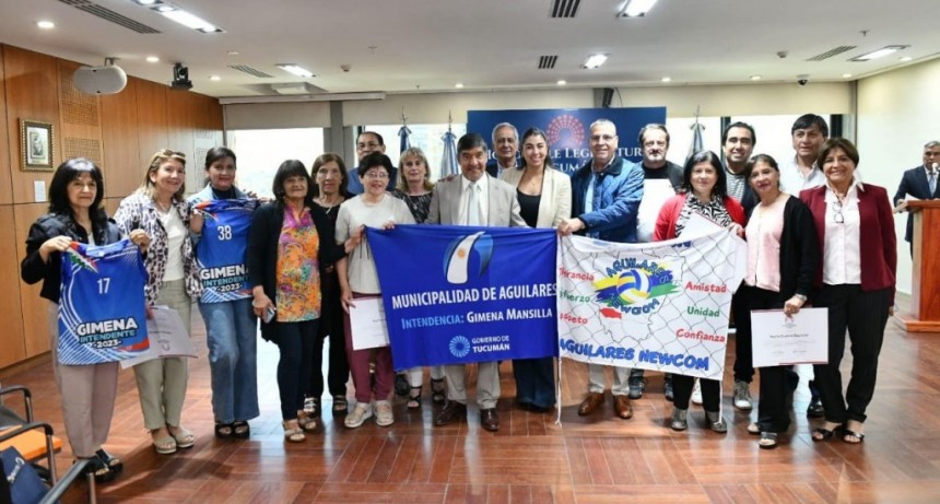 La Legislatura distingue al equipo de Newcom campeón interprovincial