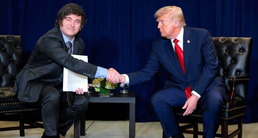 Milei inicia en Washington una crucial visita de Estado con Donald Trump