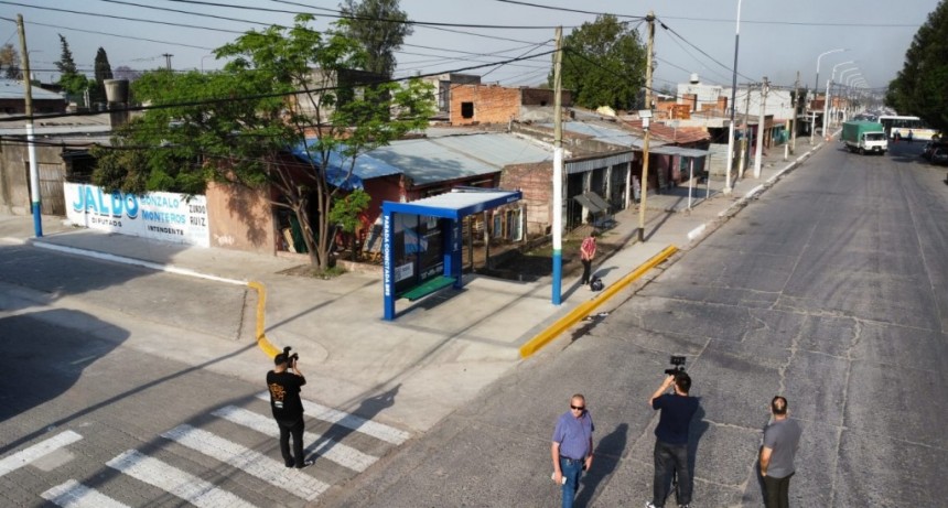 Jaldo supervisa obras de pavimentación y urbanización en Banda del Río Salí