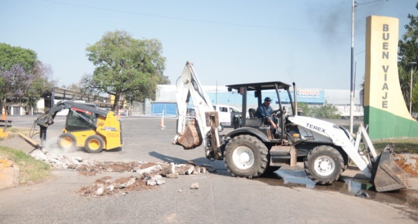 Obra clave en Ruta 9: así busca la Municipalidad de La Banda del Río Salí terminar con un histórico problema de inundaciones