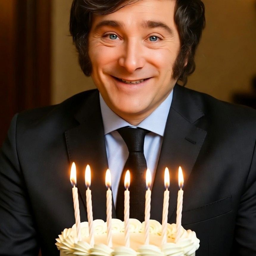 Entre festejos y política: Milei celebra 55 años en vísperas del cierre electoral