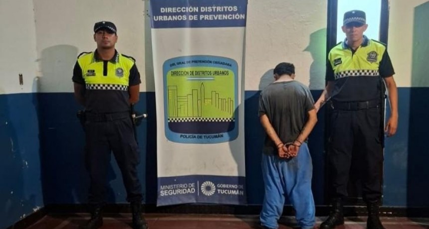 Detienen a un arrebatador en el microcentro tucumano tras una rápida intervención policial