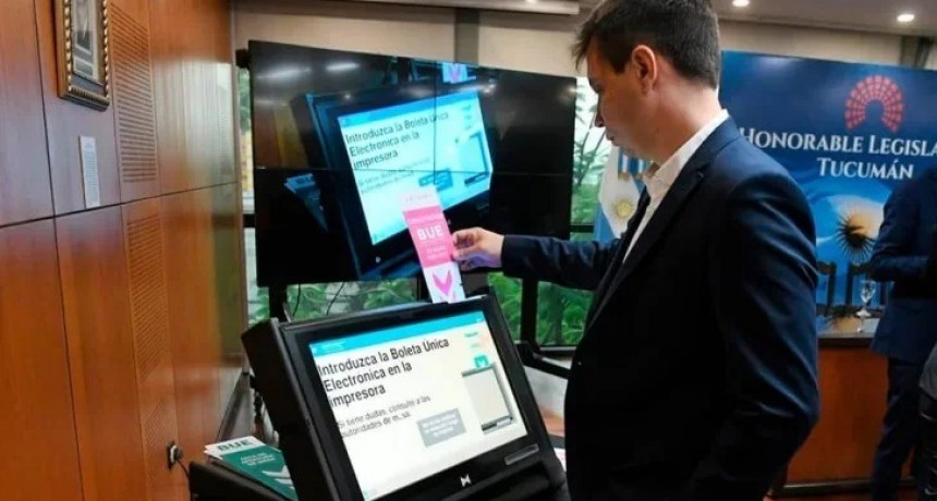 Tucumán avanza hacia una reforma electoral con la mira puesta en la Boleta Única Electrónica