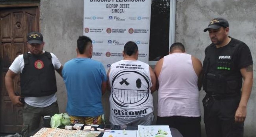 Decomisan estupefacientes listos para la venta al menudeo