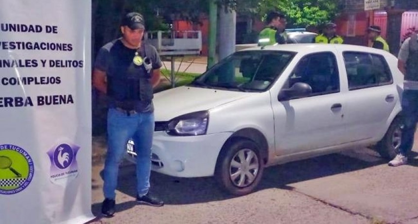 La policía de Yerba Buena recuperó un auto robado