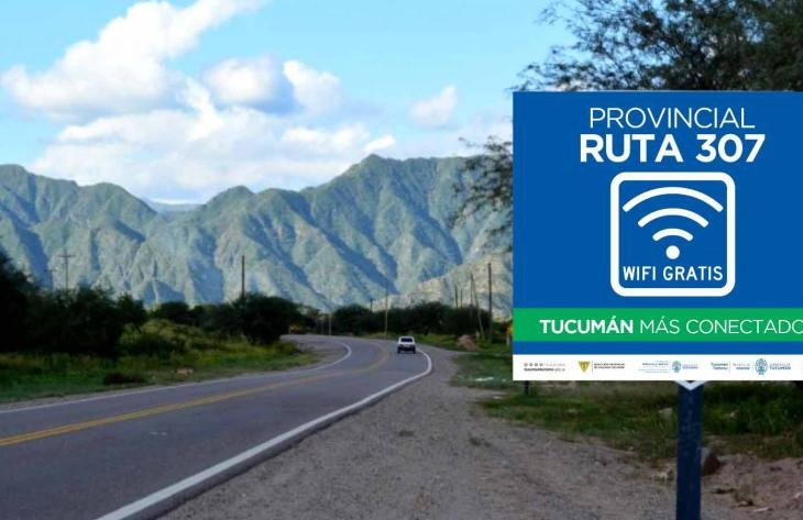 La Ruta Provincial 307 tendrá conectividad a Internet