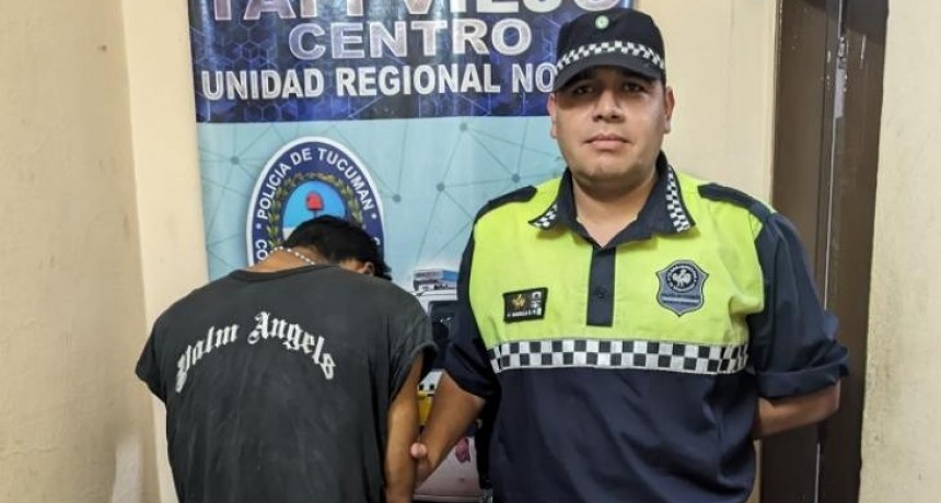Atrapan al ladrón con los bienes robados a la víctima