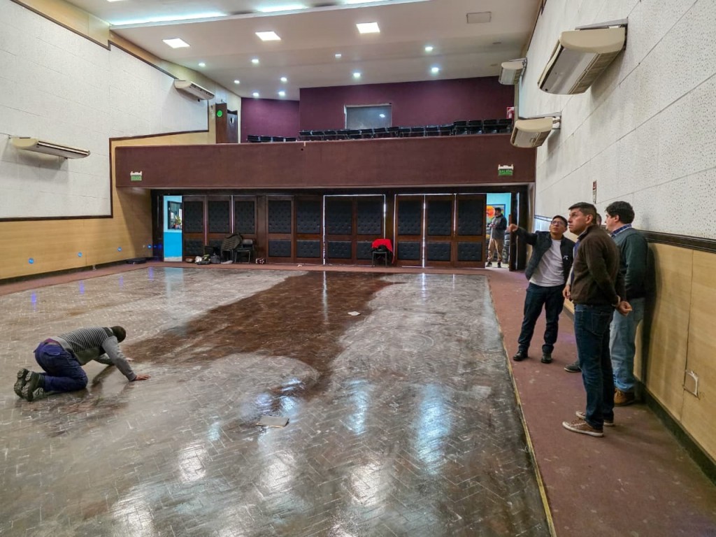 Banda del Río Salí recupera su ícono cultural: refaccionan el Teatro Alfredo Guzmán