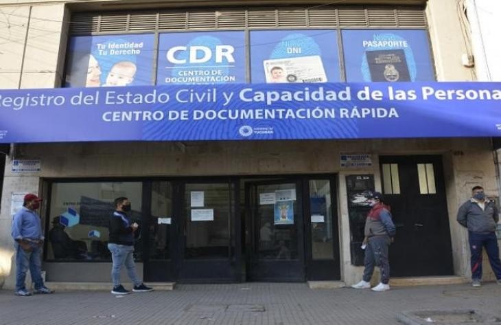 El Registro Civil de Tucumán no atenderá al público el próximo lunes 17