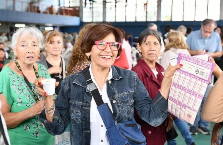 Cronograma definido: así se entregarán los boletos gratuitos a jubilados