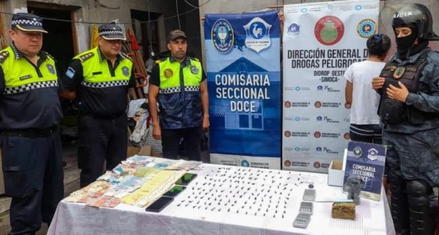 Secuestran una gran cantidad de drogas y demoran a seis personas