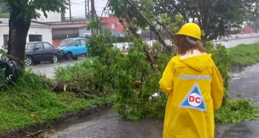 Estas fueron las emergencias atendidas por el Municipio de Capital tras las lluvias de este fin de semana