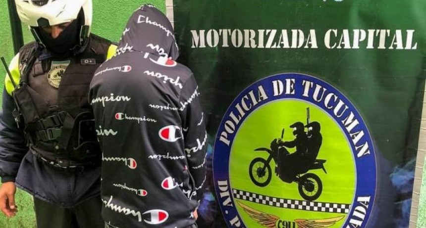 Arrebató el celular a una mujer y fue atrapado a las pocas cuadras