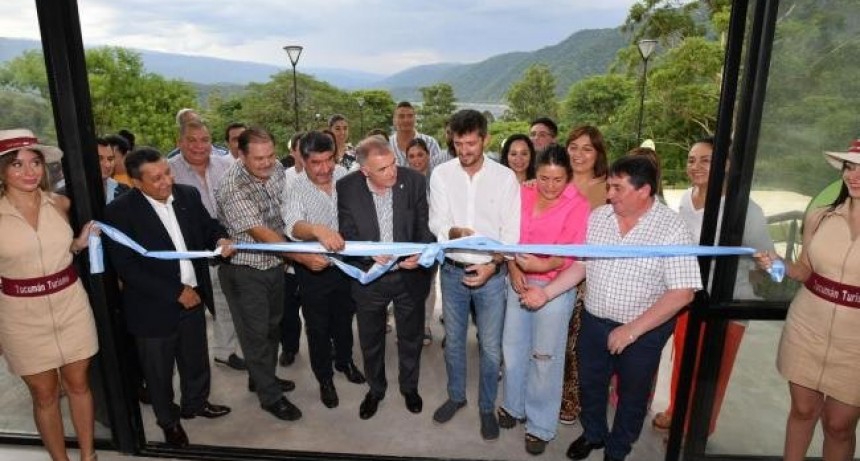 Está lista: Jaldo inauguró la nueva Hostería de Escaba