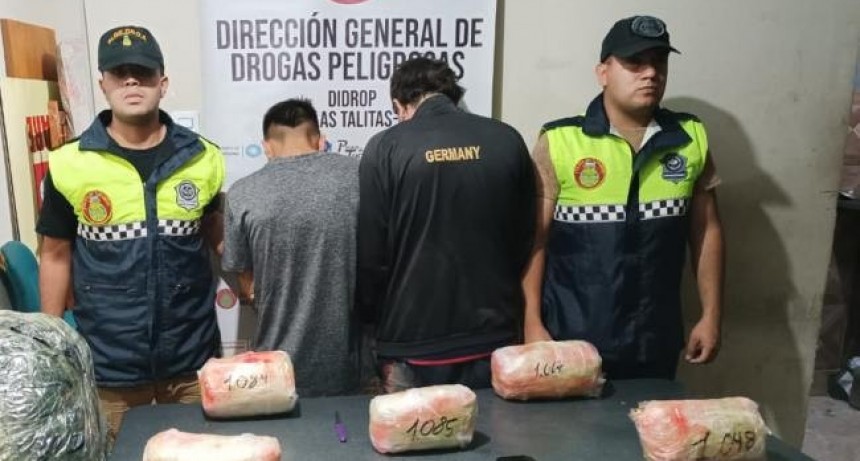 Incautan 12 kilos de marihuana que eran transportadas como encomiendas