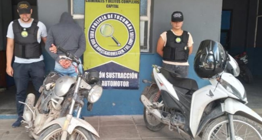 Aprehenden a un hombre y recuperan una motocicleta robada