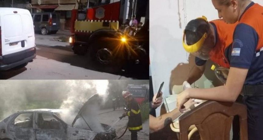 Fin de semana cargado de actividades para el cuerpo de Bomberos