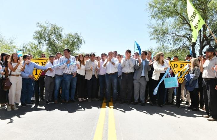 Inauguran la repavimentación de la Ruta Provincial N° 307 en los Valles Calchaquíes