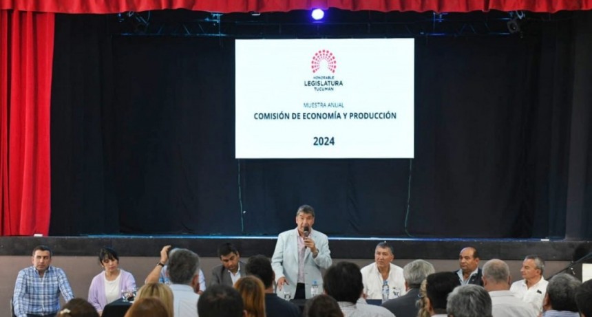 Legislatura: Acevedo destacó el crecimiento productivo y cerró la Comisión de Economía