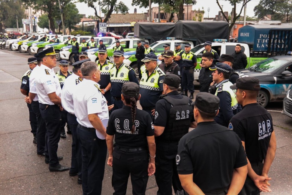 Refuerzan la seguridad en Banda del Río Salí, Alderetes y Lastenia con un operativo preventivo conjunto